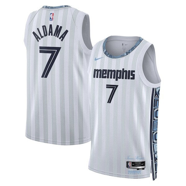 Memphis Grizzlies Nike 2025/26 City Edition Swingman Jersey - Gray - Santi Aldama - Unisex