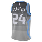 Utah Jazz Nike 2025/26 City Edition Swingman Jersey - Gray - Walker Kessler - Unisex