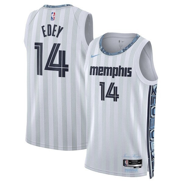 Memphis Grizzlies Nike 2025/26 City Edition Swingman Jersey - Gray - Zach Edey - Unisex