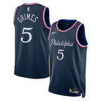 Philadelphia 76ers Nike 2025/26 City Edition Swingman Jersey - Navy - Quentin Grimes - Unisex