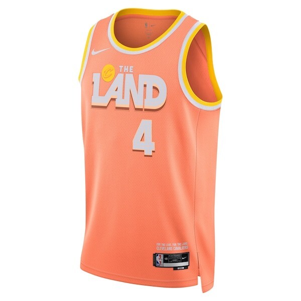 Cleveland Cavaliers Nike 2025/26 City Edition Swingman Jersey - Orange - Evan Mobley - Unisex
