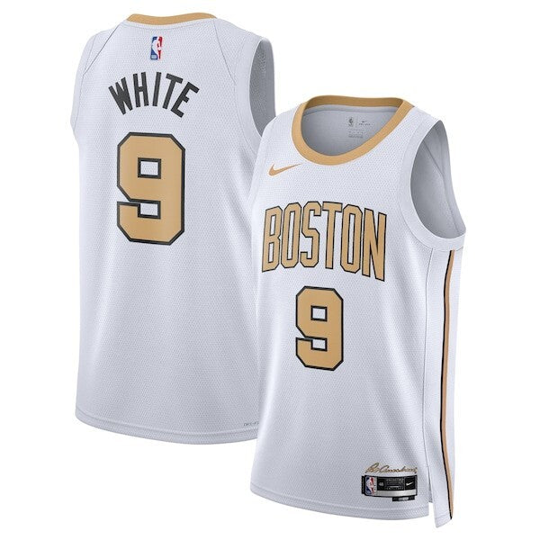 Boston Celtics Nike 2025/26 City Edition Swingman Jersey - White - Derrick White - Unisex