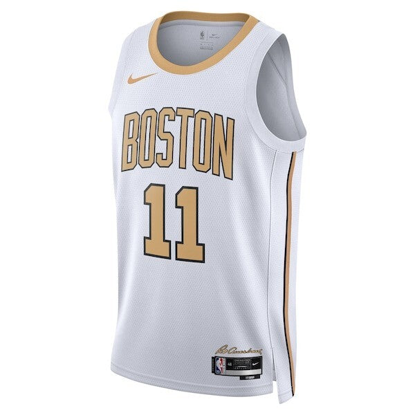 Boston Celtics Nike 2025/26 City Edition Swingman Jersey - White - Payton Pritchard - Unisex