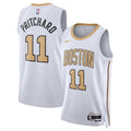 Boston Celtics Nike 2025/26 City Edition Swingman Jersey - White - Payton Pritchard - Unisex