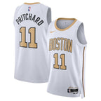 Boston Celtics Nike 2025/26 City Edition Swingman Jersey - White - Payton Pritchard - Unisex
