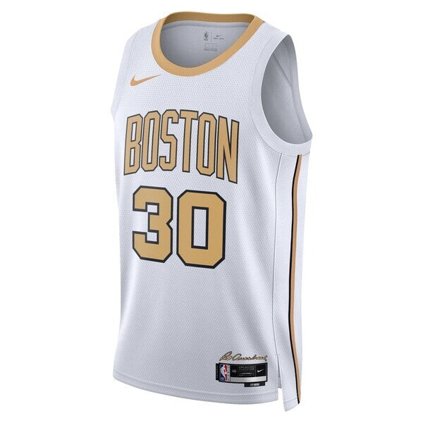 Boston Celtics Nike 2025/26 City Edition Swingman Jersey - White - Sam Hauser - Unisex