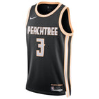 Nike Atlanta Hawks 2025/26 Nike City Edition Swingman Jersey - Black - CJ McCollum - Unisex