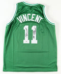 Sam Vincent Signed Replica Boston Celtics Jersey Inscribed "1986 NBA Champs!" (PSA QR)