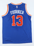 Evan Fournier Signed Replica New York Knicks Jersey (JSA COA) 2012 1st Round Pick /Guard