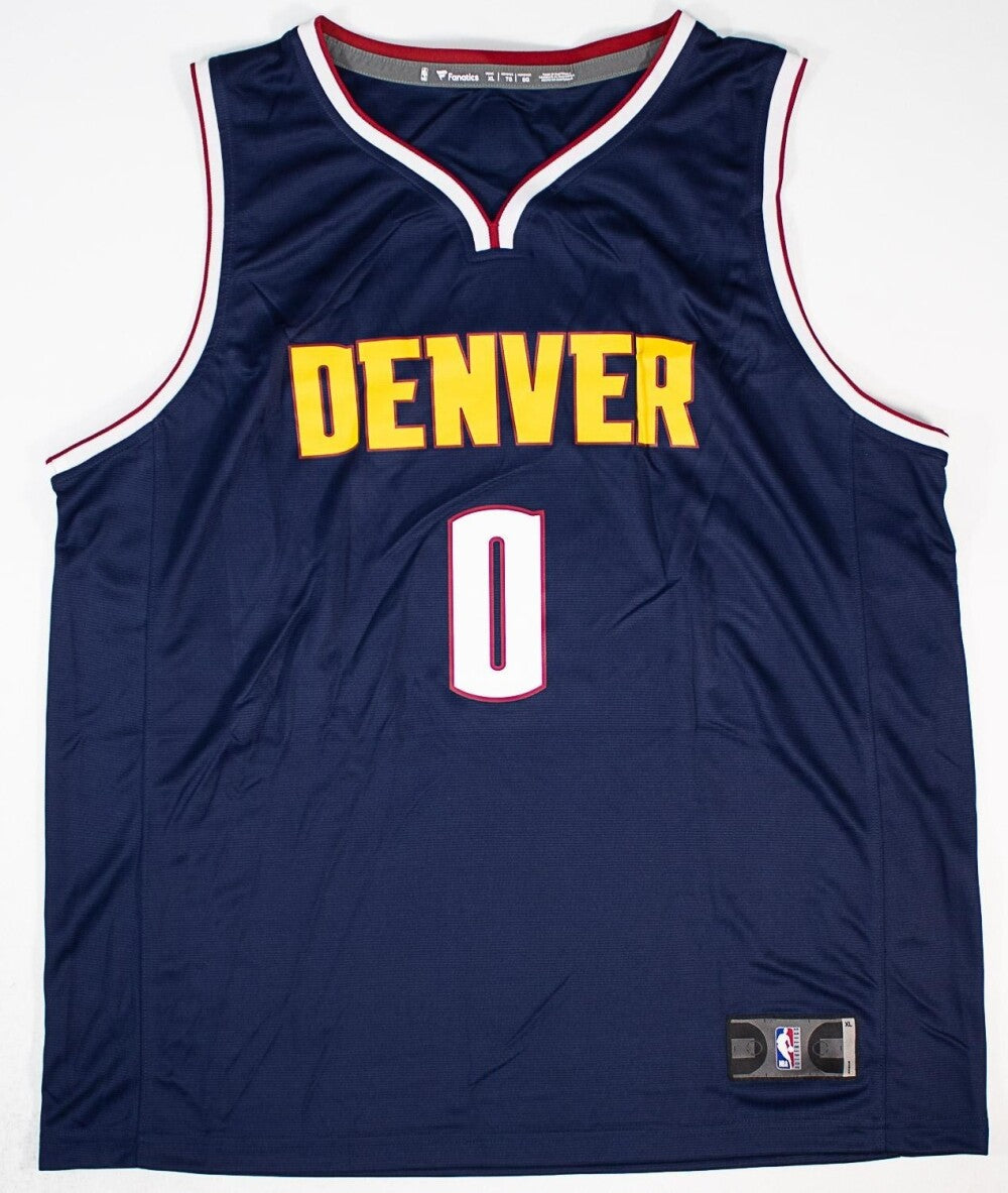 Christian Braun "22 1st Rd Pick" Signed Replica Denver Nuggets Fanatics Jersey JSA COA