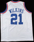 Dominique Wilkins Signed Replica NBA All Star Jersey (Tri Star)Atlanta Hawks HOF Forward