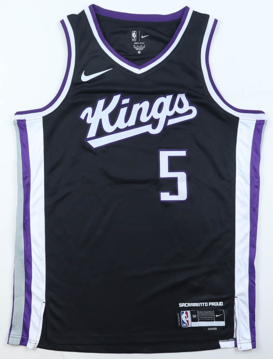 De'Aaron Fox Signed Replica Sacramento Kings Nike  Jersey (JSA COA) 2xAll Star