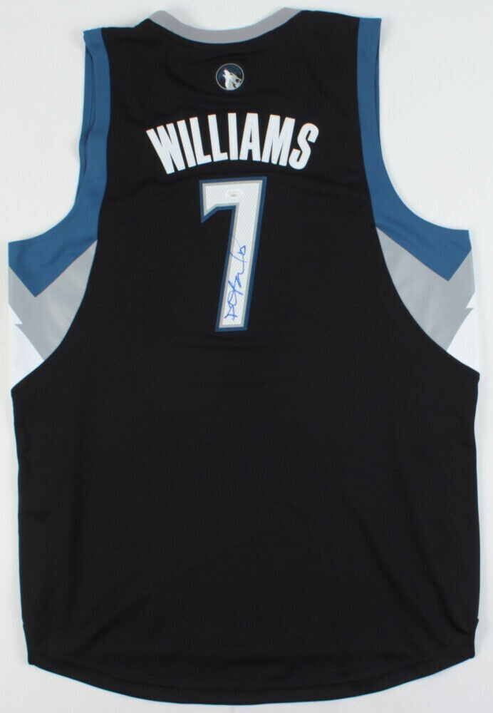 Derrick Williams Signed Replica Minnesota Timberwolves Custom NBA Jersey (JSA COA) #2 Pk