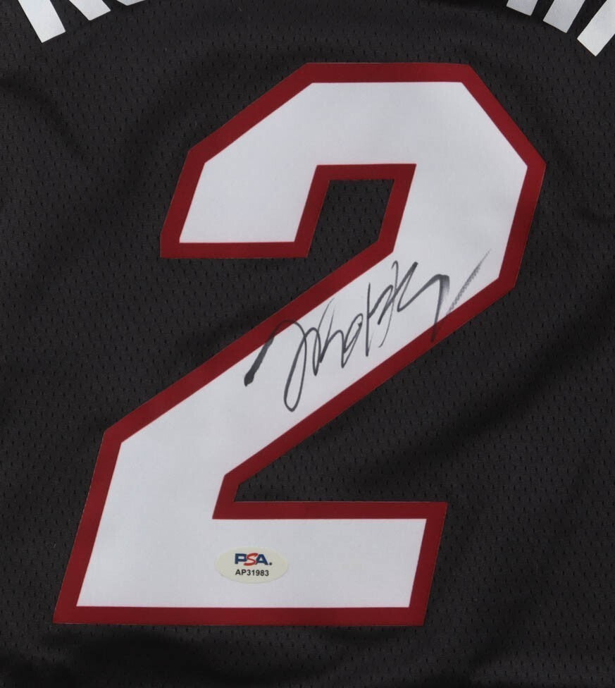 Terry Rozier III Signed Replica Miami Heat Jersey (PSA) 2015 1st Round Pick/ Point Guard