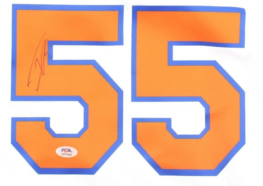 Isaiah Hartenstein Signed Replica New York Knicks Jersey (PSA) 2017 2nd Round Draft Pick