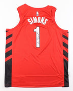 Anfernee Simons Signed Replica Trail Blazers Jersey (JSA) Portland's 2018 1st Round Pick