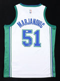 Boban Marjanovic Signed Replica Dallas Mavericks Jersey (PSA) Former European Superstar