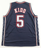 Jason Kidd Signed Replica New Jersey Nets Jersey (Beckett) #2 Overall Pick 1994 Draft