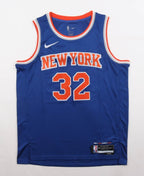KarlAnthony Towns Signed Replica New York Knicks Nike Jersey (Beckett) 2015 #1 Draft Pk