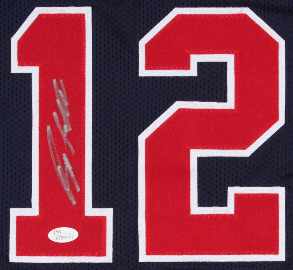 Dominique Wilkins Signed Replica Team USA Jersey (JSA) Atlanta Hawks Small Forward