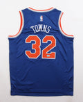 KarlAnthony Towns Signed Replica New York Knicks Nike Jersey (Beckett) 2015 #1 Draft Pk