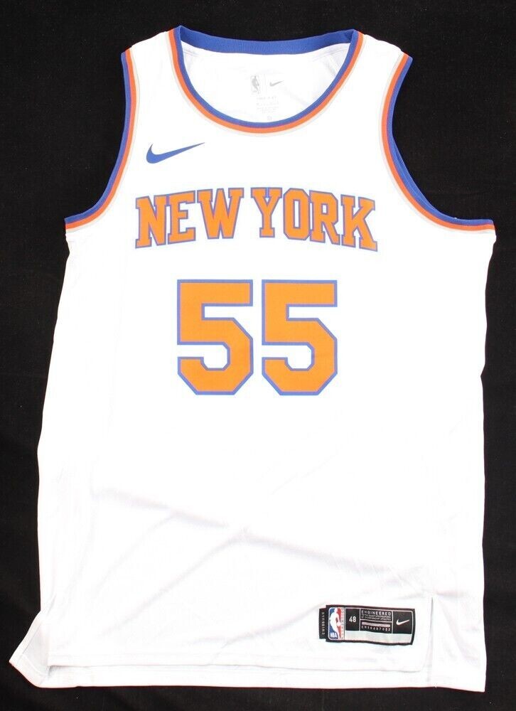 Isaiah Hartenstein Signed Replica New York Knicks Jersey (PSA) 2017 2nd Round Draft Pick