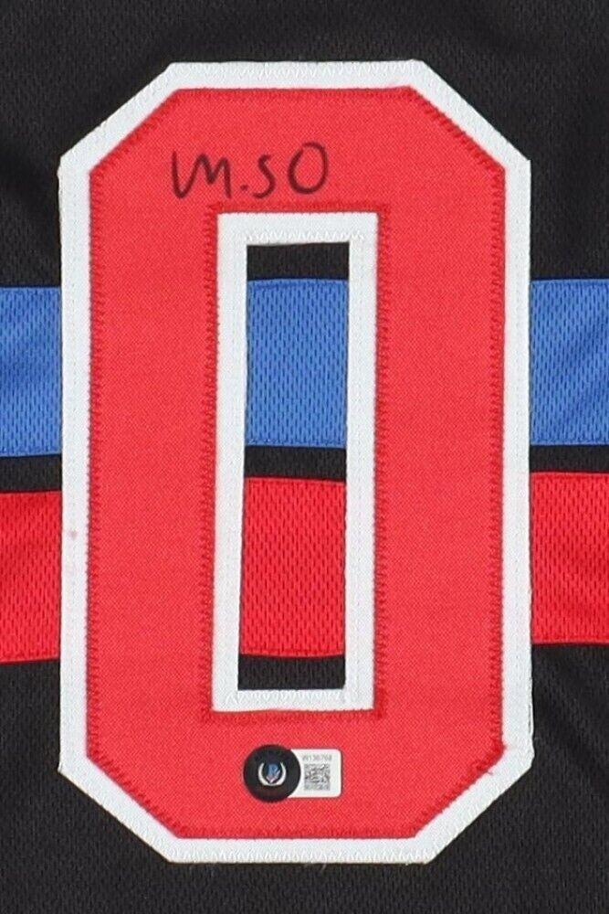 Marcus Sasser Signed Replica Detroit Pistons Jersey (Beckett) 2023 1st Round Draft Pick