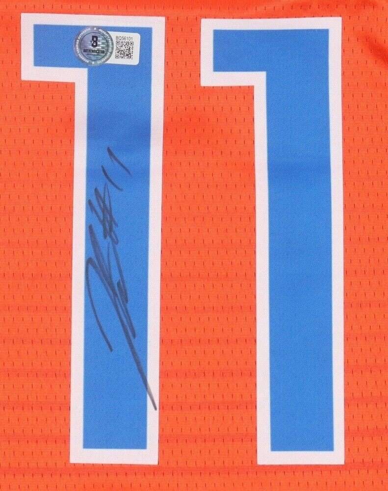 Isaiah Joe Signed Replica Oklahoma City Thunder Jersey (Beckett) 2020 NBA Draft Pick