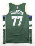 A J Johnson Milwaukee Bucks Jersey /PSA/2024 NBA Cup Champ