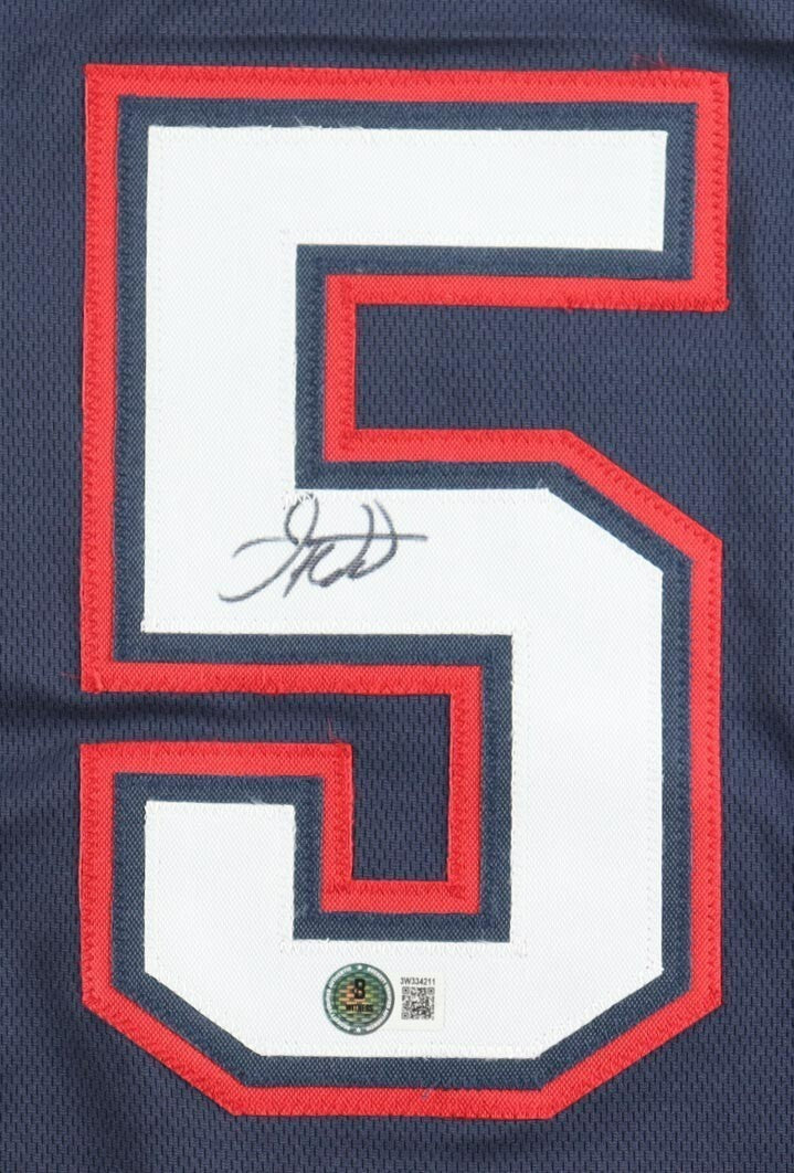 Jason Kidd Signed Replica New Jersey Nets Jersey (Beckett) #2 Overall Pick 1994 Draft
