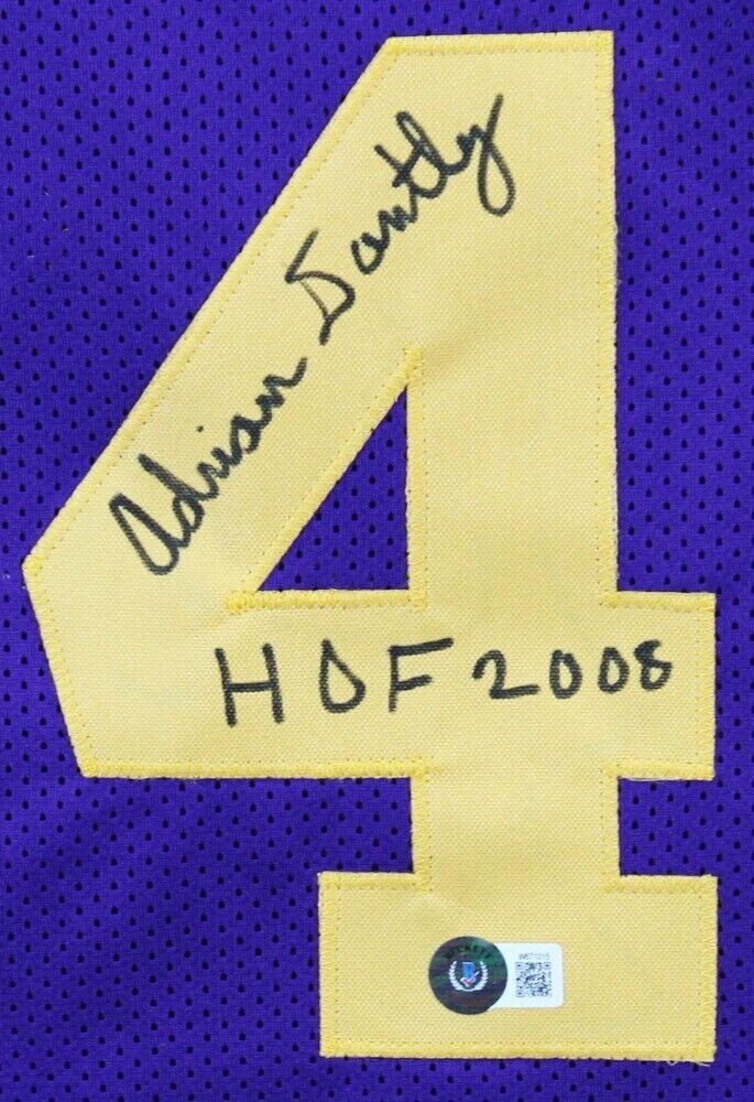 Adrian Dantley Signed Replica Utah Jazz Jersey Inscribed "HOF 2008" (Beckett) 6xAll Star