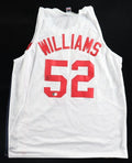 Buck Williams Signed Replica New Jersey Nets Jersey (Beckett) 3xNBA All Star 82, 83, 86