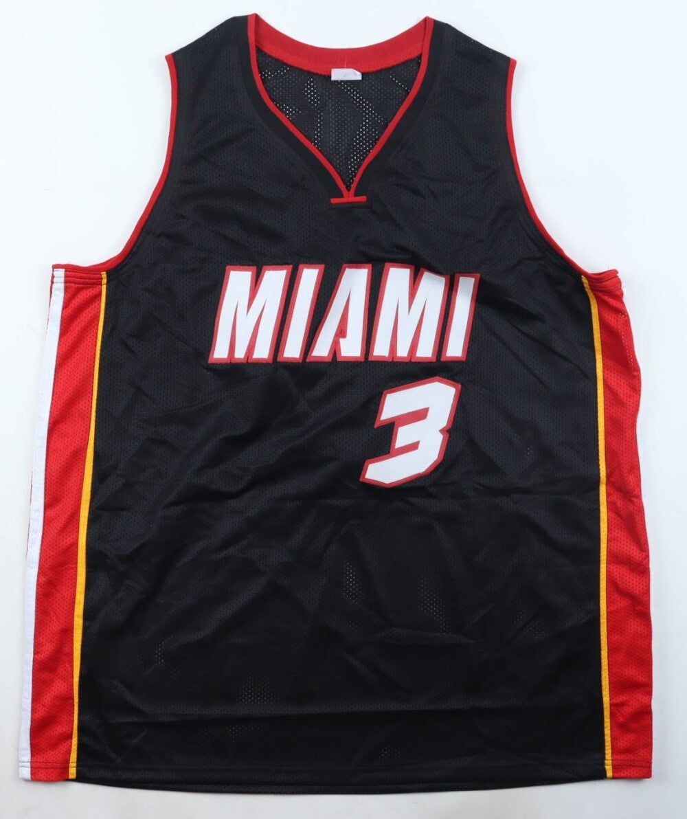 Dwyane Wade Signed Replica Miami Heat Jersey (JSA) 3xNBA Champion / 2006, 2012, & 2013