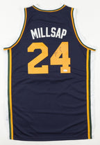 Paul Millsap Signed Replica Utah Jazz Jersey (JSA COA) 2006 2nd Round Pick Power Forward
