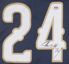 Jordan Hawkins Signed Replica New Orleans Pelicans Jersey (PSA) 2023 1st Round Pk/ UConn