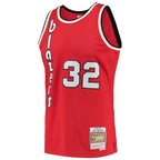 Men's Mitchell & Ness Bill Walton Red Portland Trail Blazers 1976-77 Hardwood Classics Swingman Player Jersey