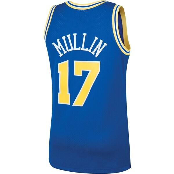 Men's Mitchell & Ness Chris Mullin Royal Golden State Warriors 1993-94 Hardwood Classics Swingman Player Jersey