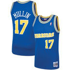 Men's Mitchell & Ness Chris Mullin Royal Golden State Warriors 1993-94 Hardwood Classics Swingman Player Jersey