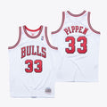 Chicago Bulls Scottie Pippen 1997 Swingman Jersey by Mitchell and Ness - White - Mens