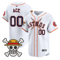 Houston Astros #00 2025 Ace One Piece Vapor Limited Jersey - White