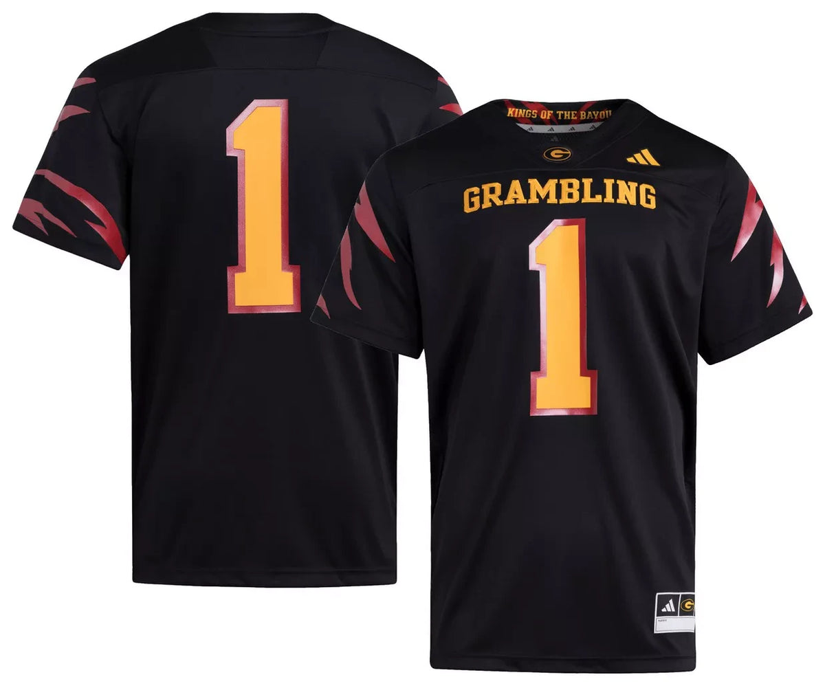 Detroit Tigers Adidas Men'S Grambing State Strategy Bayou Classic Limited Jersey - Black