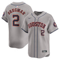 Alex Bregman #2 Houston Astros Nike Away Limited Player Jersey - Gray