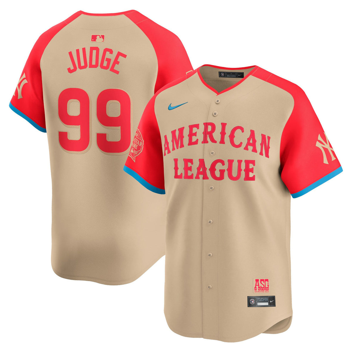 American League 2024 All-Star Game Limited Jersey - Cream