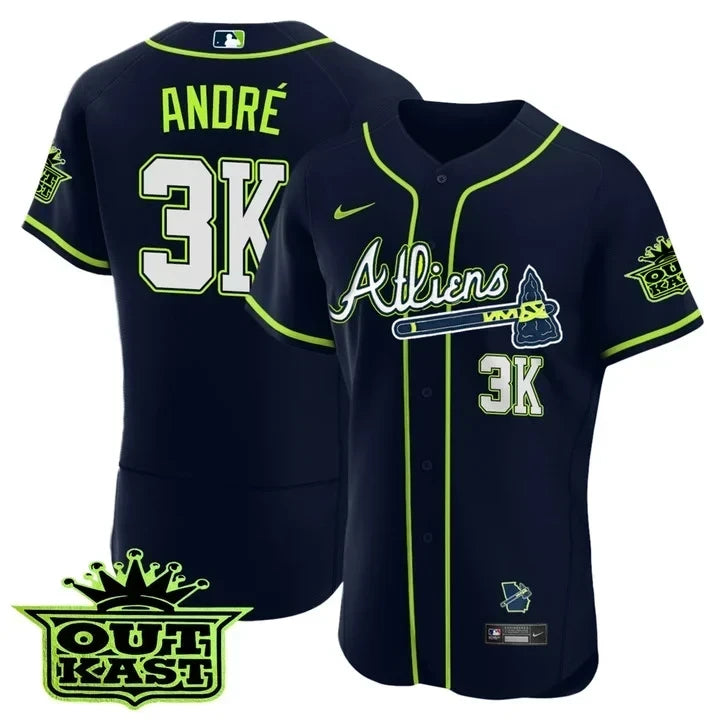 Atlanta Braves Andre 3K Atliens Limited Jersey