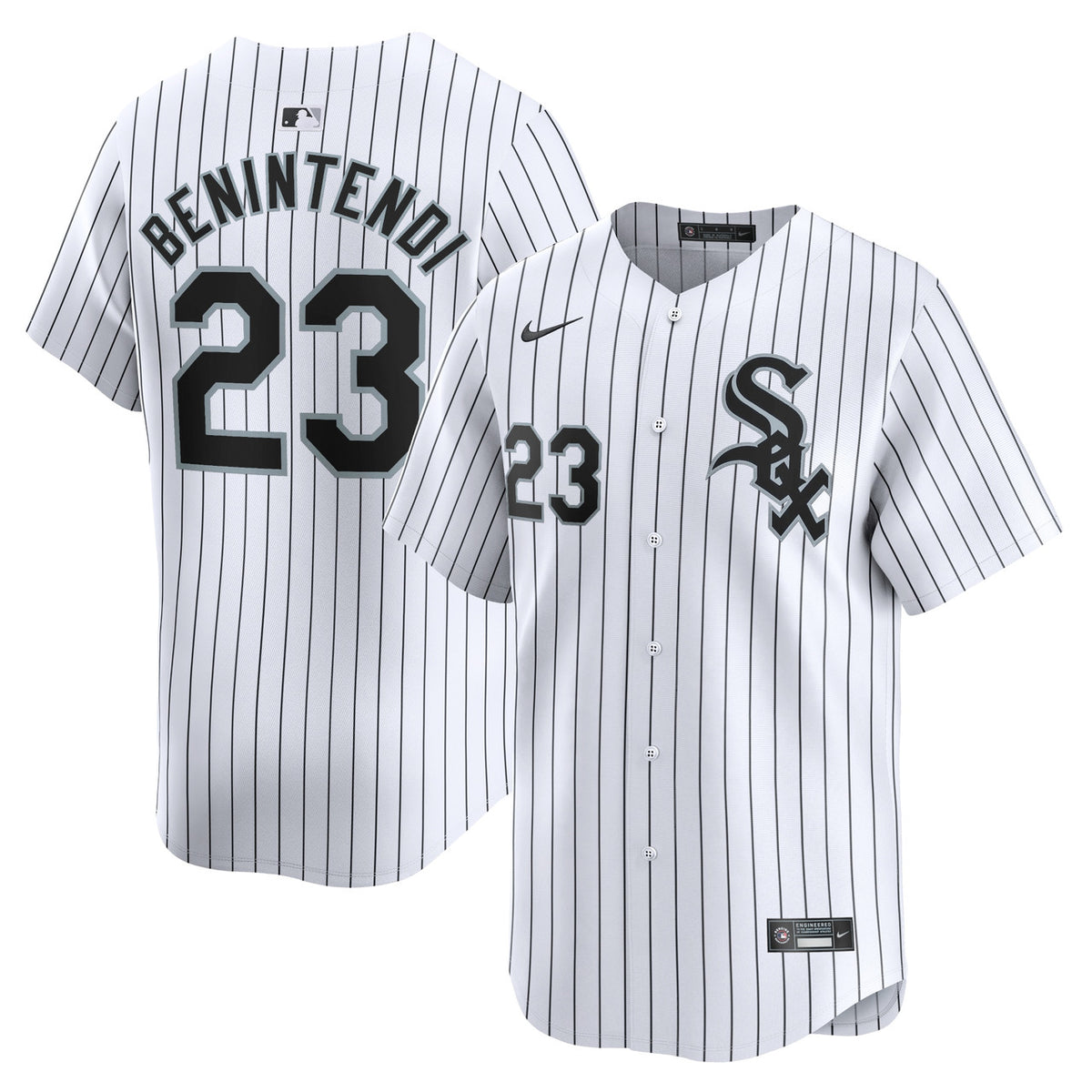 Andrew Benintendi #23 Chicago White Sox Nike Home Limited Player Jersey - White