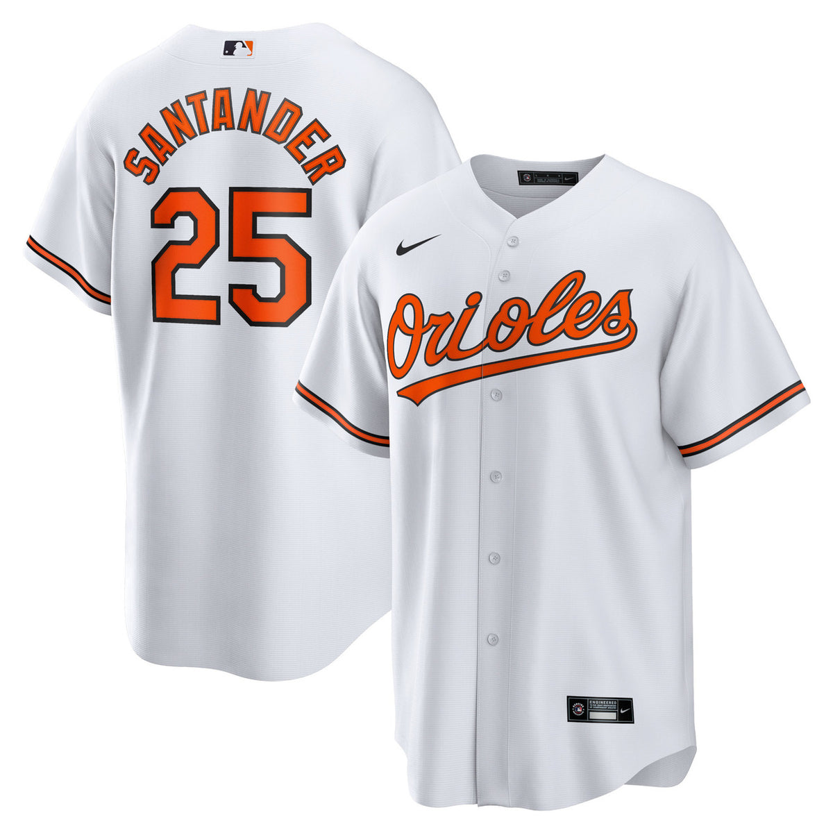 Anthony Santander #25 Baltimore Orioles Nike Limited Player Jersey - White