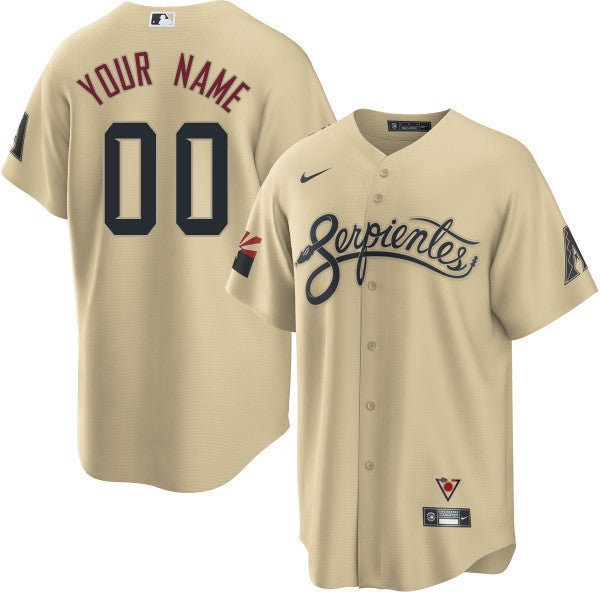Arizona Diamondbacks City Connect Serpientes Limited Custom Jersey