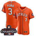 Houston Astros 2023 Champions Limited Jersey - Orange White