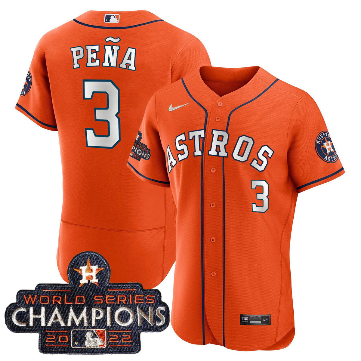 Houston Astros 2023 Champions Limited Jersey - Orange White