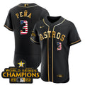 Houston Astros 2023 Flag Limited Flex Base Jersey - Gold
